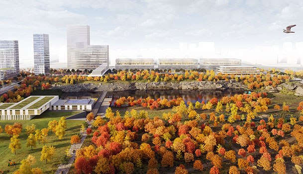 Vue d'ensemble du Carré Laval