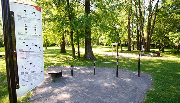 Modules d'entraînement au parc Bernard-Landry